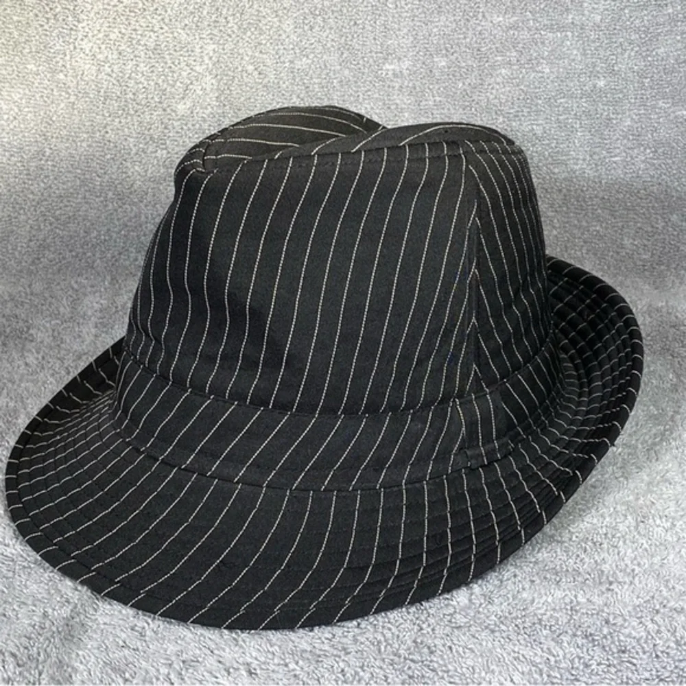 Hat One Size Black Stripes
